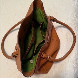 Kate Spade Elegant Tan Leather Tote Bag